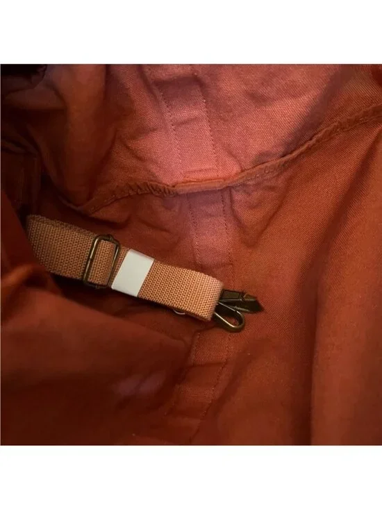 Spell NWT Terra-Cotta Canvas Duffle Bag With Adjustable Strap - Picture 4 of 7